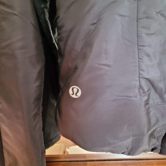 Lululemon St. Moritz Jacket - Fleece High Collar Jacket - Black Size 4 - Picture 5 of 5